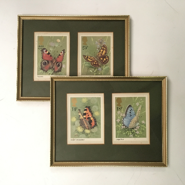 ARTWORK, Print (Small) - Butterfly Postage Stamps